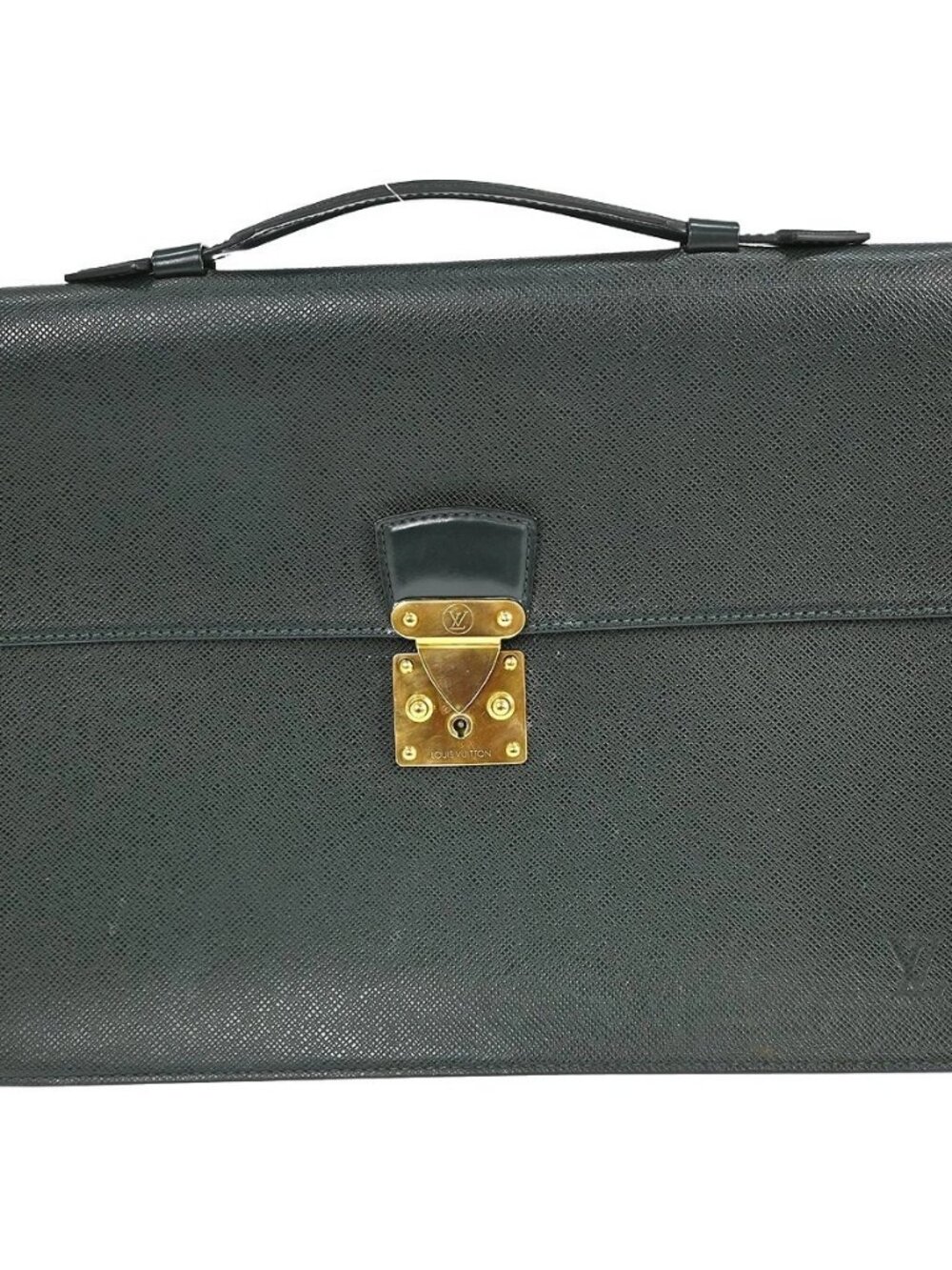 LOUIS VUITTON BUSINESS BAG TAIGA SERVIETTE CLADO